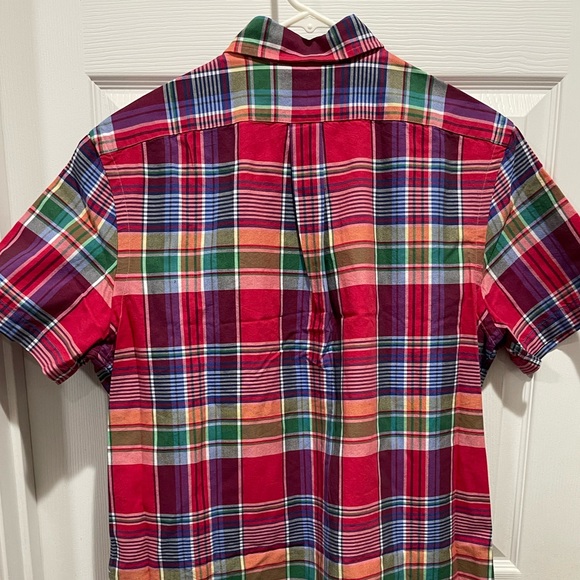 Polo Ralph Lauren Multicolor Plaid Button Down Shirt Men’s Large - Picture 2 of 3